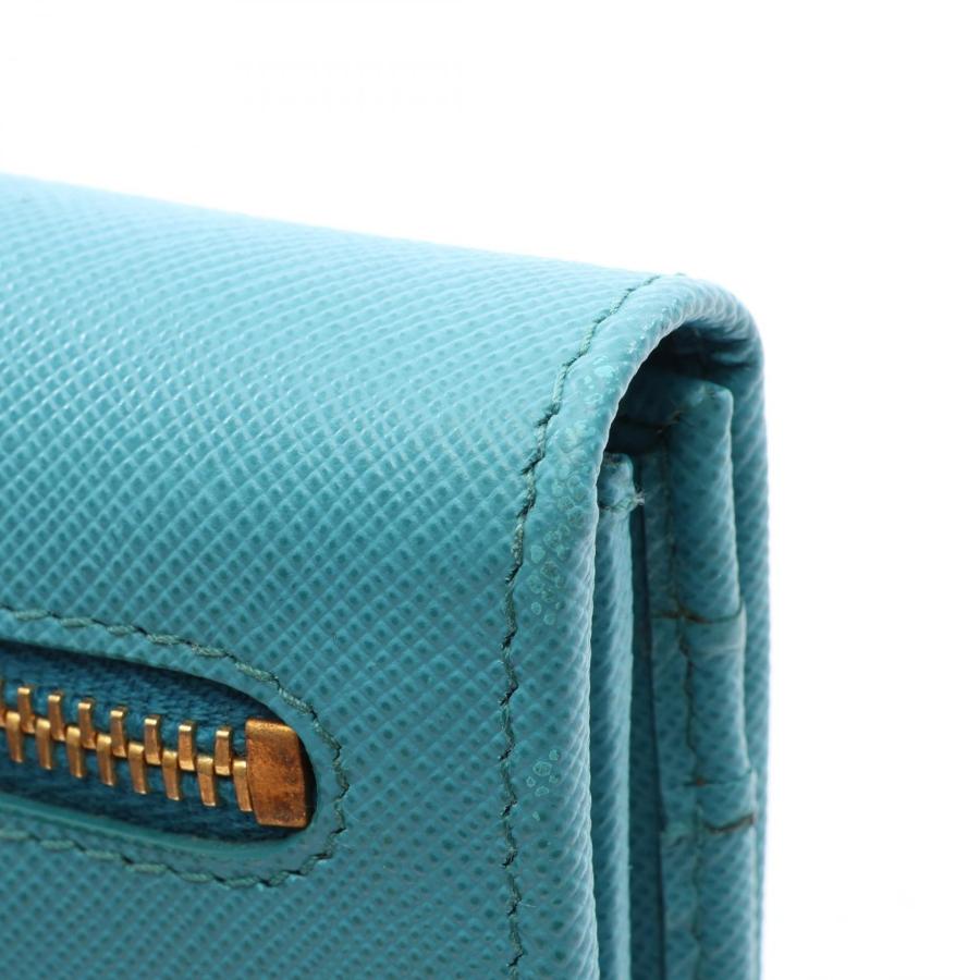PRADA（プラダ） ブランドオフ レザー 二つ折り長財布 カーフレザー