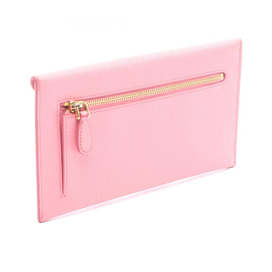 PRADA（プラダ） エンベロップ ブランドオフ レザー 二つ折り長財布