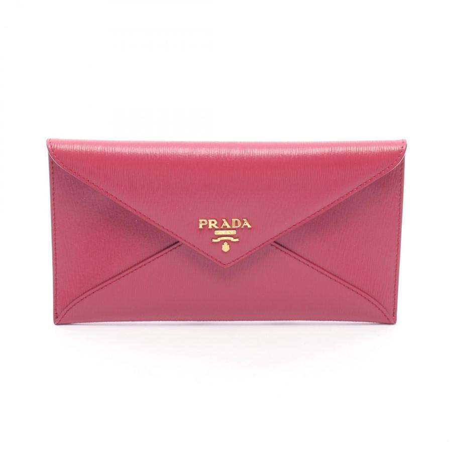 PRADA（プラダ） VITELLO MOVE エンベロップ ブランドオフ レザー 二