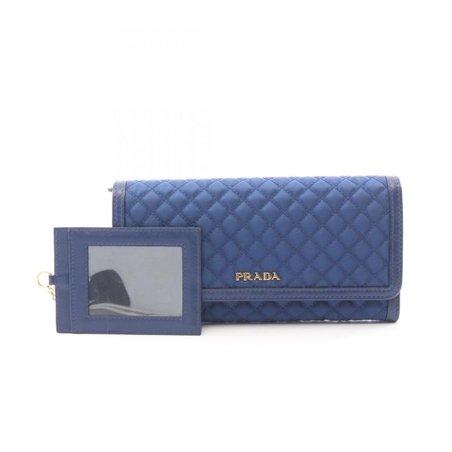 PRADA（プラダ） キルティング ブランドオフ ナイロン 二つ折り長財布