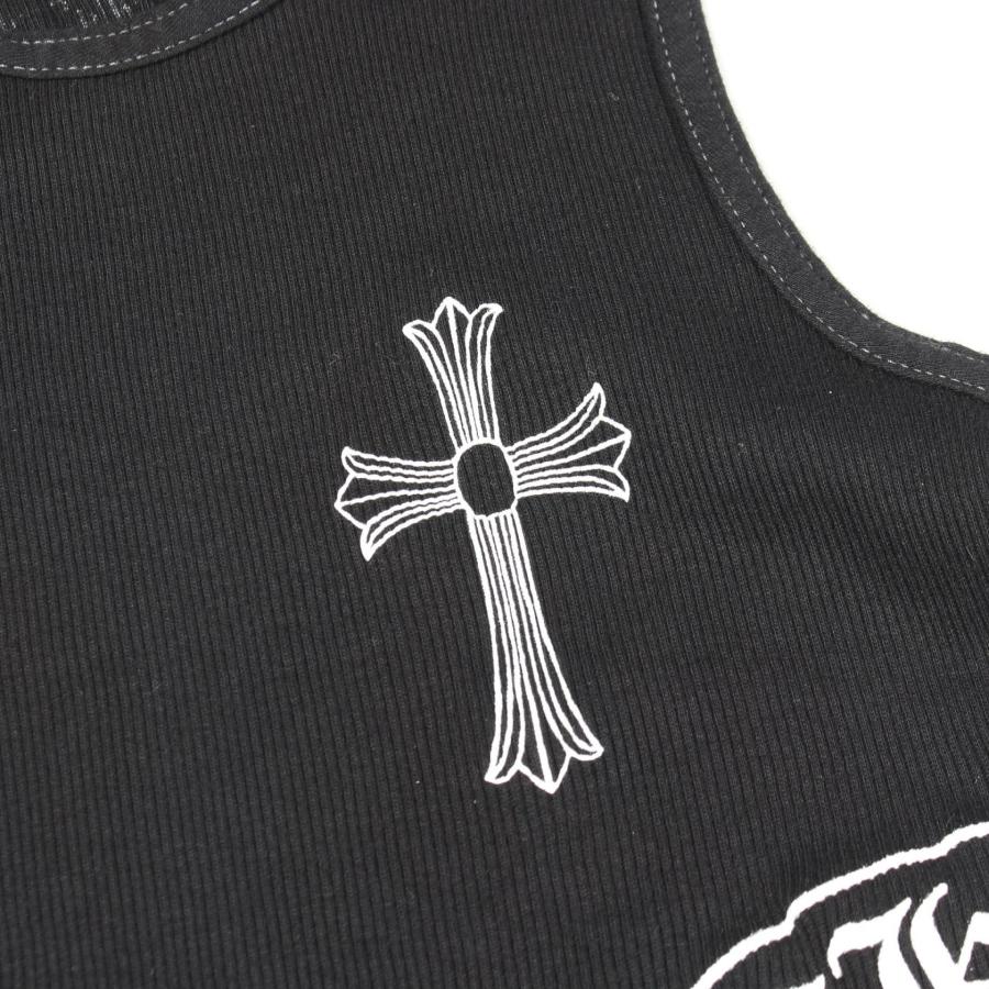 CHROME HEARTS タンクトップ サイドロゴ クロス ブラック クロムハーツ CHクロス サイドロゴ ブランドオフ CHROME HEARTS