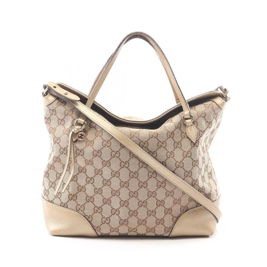 GUCCI GGキャンバス 2WAY ハンドバッグ GUCCI（グッチ） ブリー GGキャンバス 2WAY ブランドオフ キャンバス