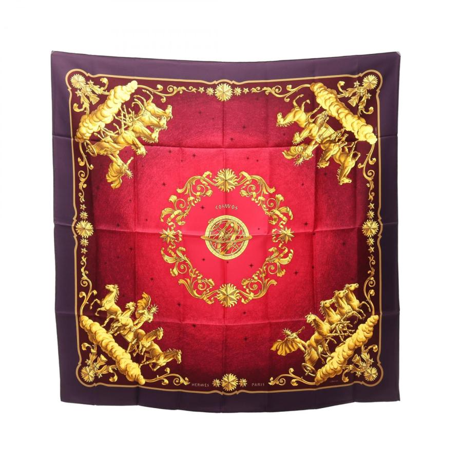 HERMES（エルメス） カレ90 COSMOS ブランドオフ シルク スカーフ 中古