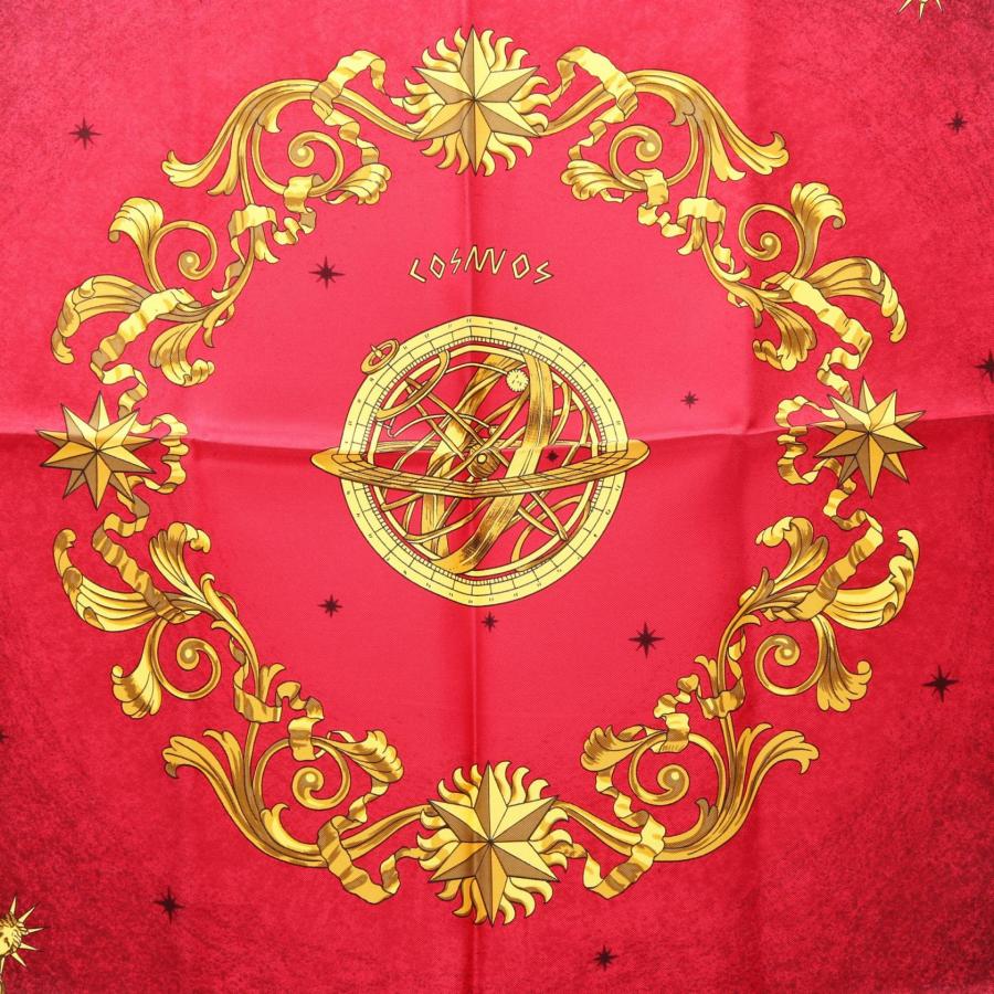 HERMES（エルメス） カレ90 COSMOS ブランドオフ シルク スカーフ 中古