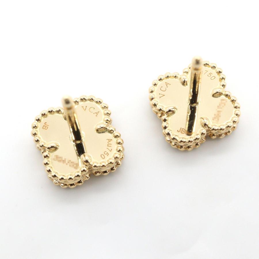 ヴァンクリーフ＆アーペル スウィートアルハンブラ オニキス ピアス