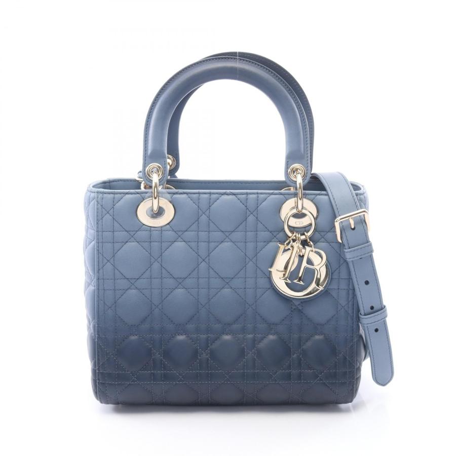 ディオール LADY DIOR レディディオール カナージュ 2WAY ブランドオフ