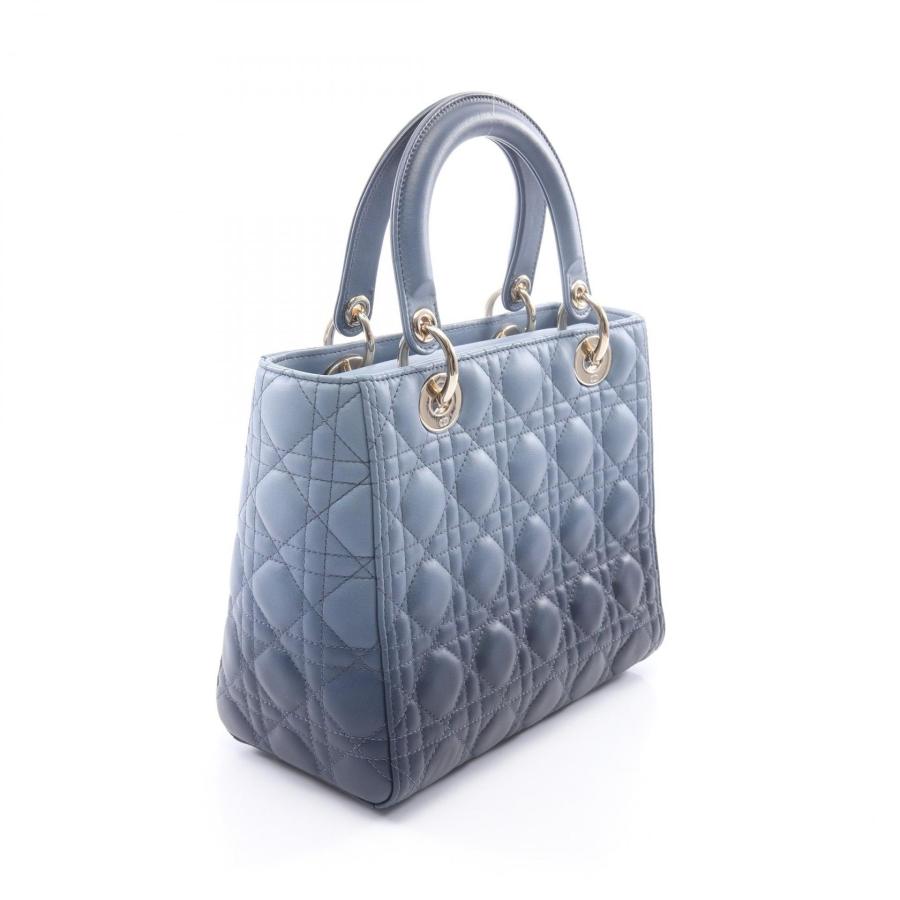 【美品】Christian Dior レディディオール カナージュ ハンドバッグ ディオール LADY DIOR レディディオール カナージュ 2WAY ブランドオフ