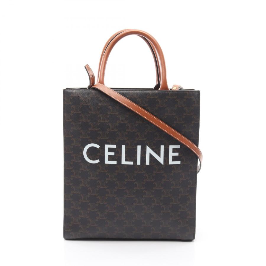 トリオンフ バーティカル キャンバス ノベルティ CELINE（セリーヌ） スモール バーティカル カバ トリオンフ 2WAY