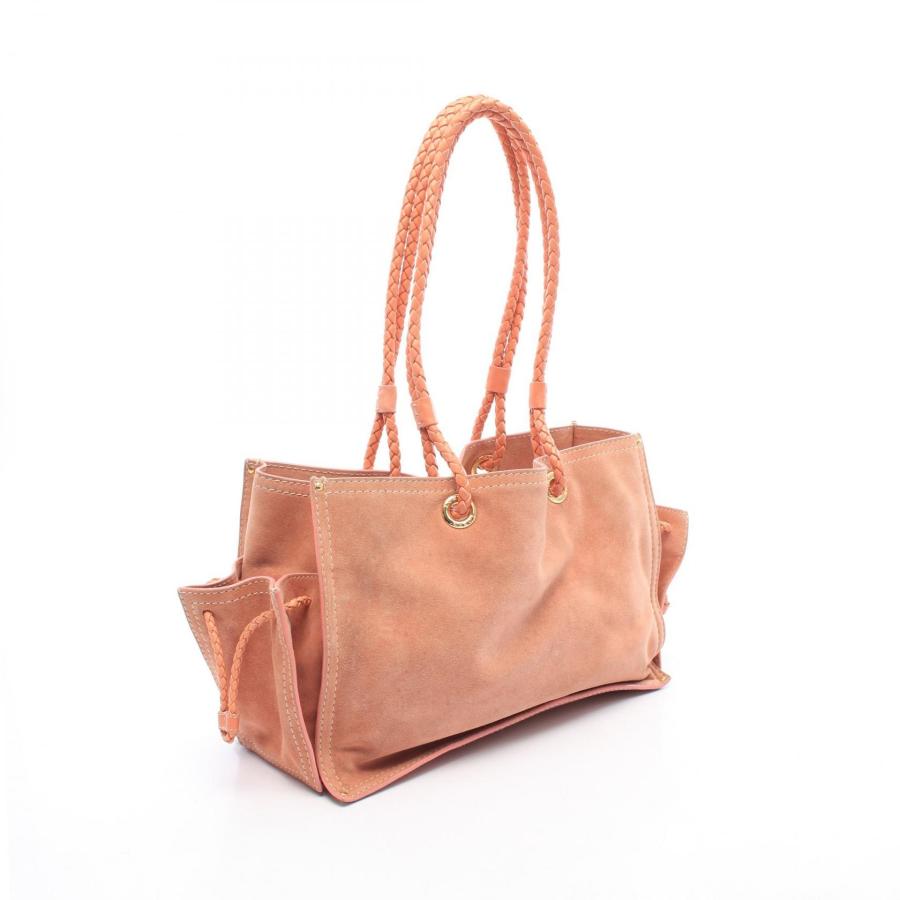 LOEWE（ロエベ） 爆買 クラウン ロゴ ブランドオフ スウェード トート