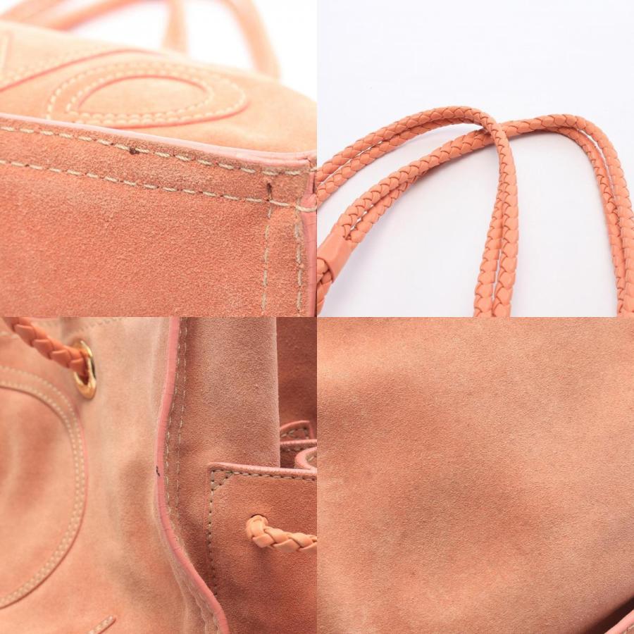 LOEWE（ロエベ） 爆買 クラウン ロゴ ブランドオフ スウェード トート