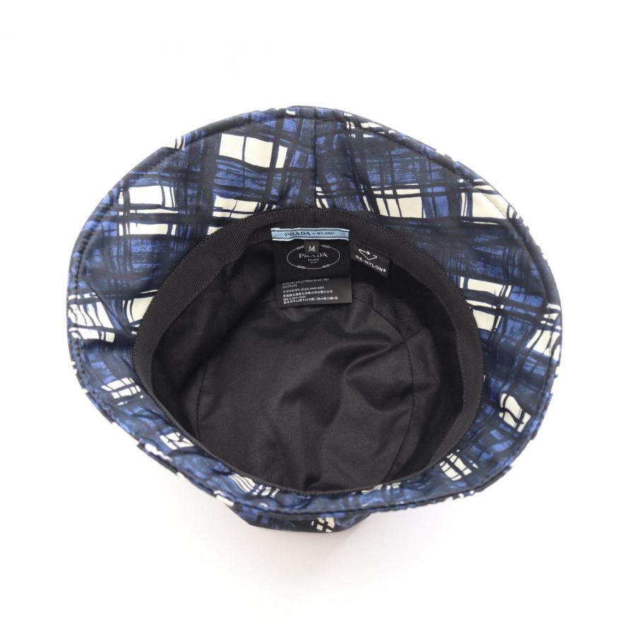 PRADA（プラダ） Re-Nylon チェック柄 バケット ブランドオフ ナイロン