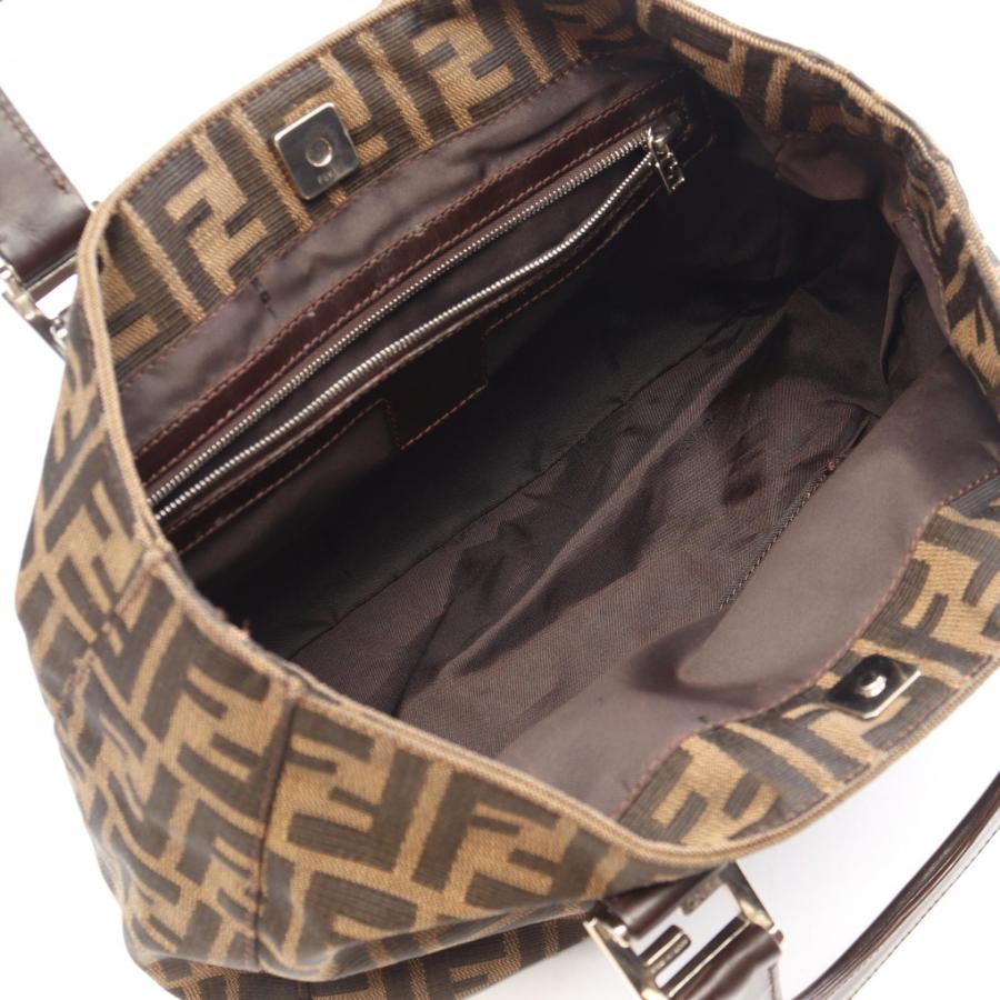 FENDI（フェンディ） ズッカ ブランドオフ キャンバス トートバッグ