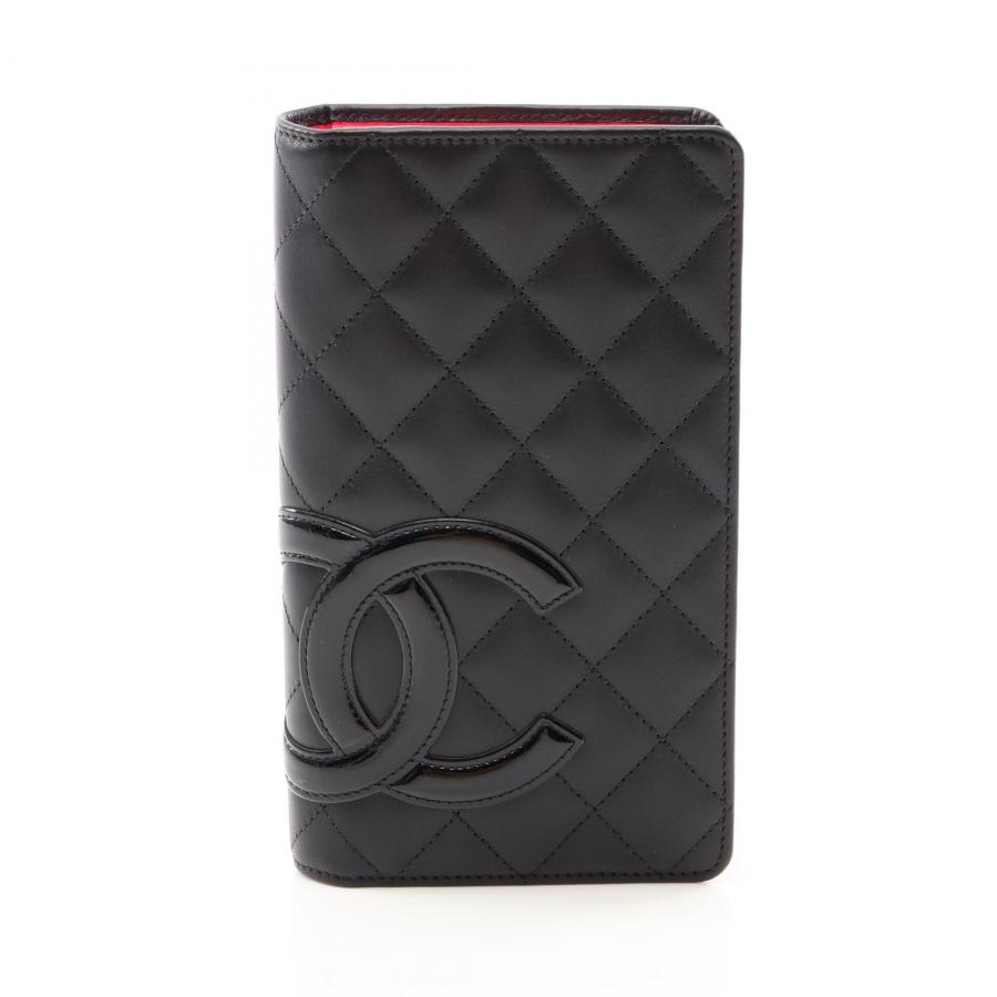 CHANEL（シャネル） カンボンライン ブランドオフ レザー 二つ折り長