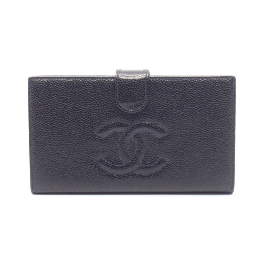 CHANEL（シャネル） ココマーク ブランドオフ キャビアスキン(グレ