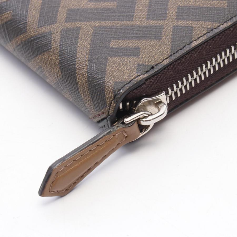 FENDI（フェンディ） ダイアゴナル ズッカ ブランドオフ レザー