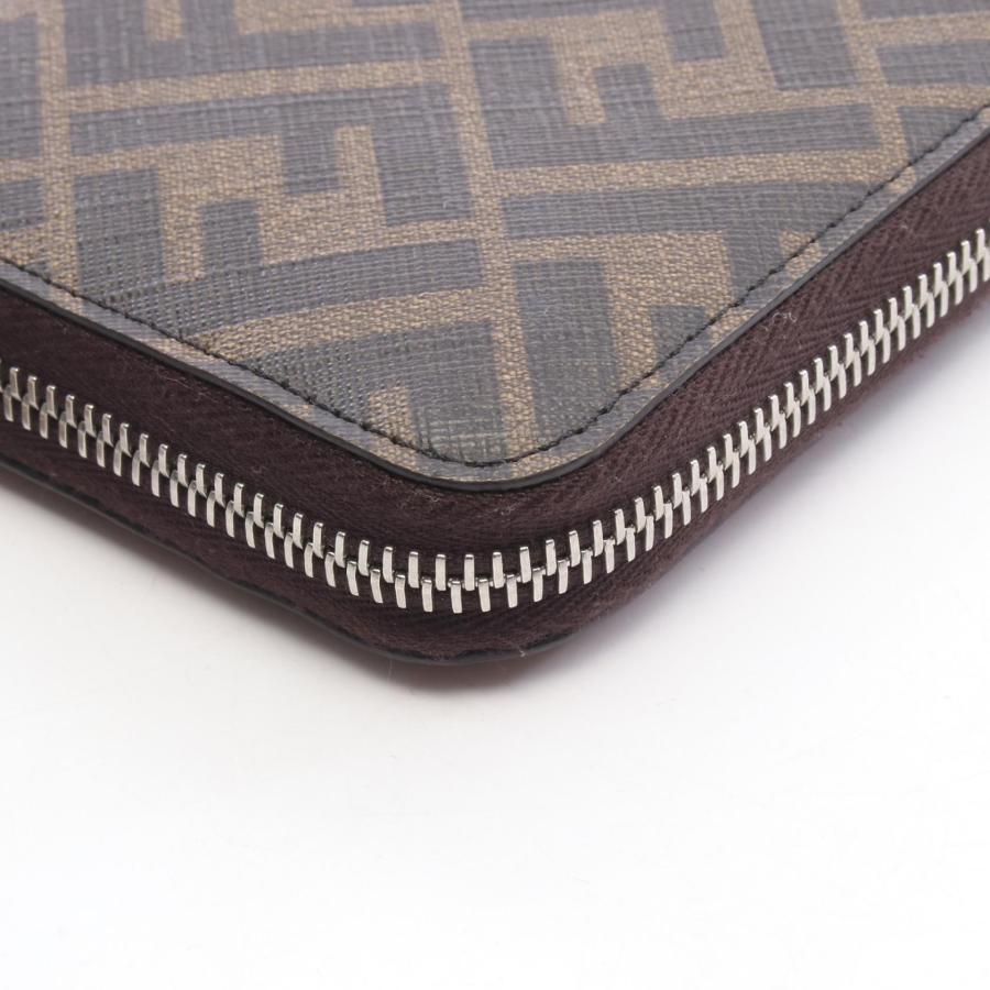 FENDI（フェンディ） ダイアゴナル ズッカ ブランドオフ レザー