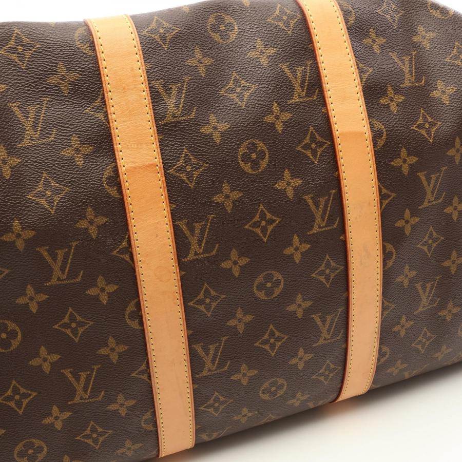 ルイヴィトン ボストンバッグ モノグラム キーポル50ブラウン【中古】メンズ LOUIS VUITTON（ルイ・ヴィトン） キーポル50 ブランドオフ ボストン