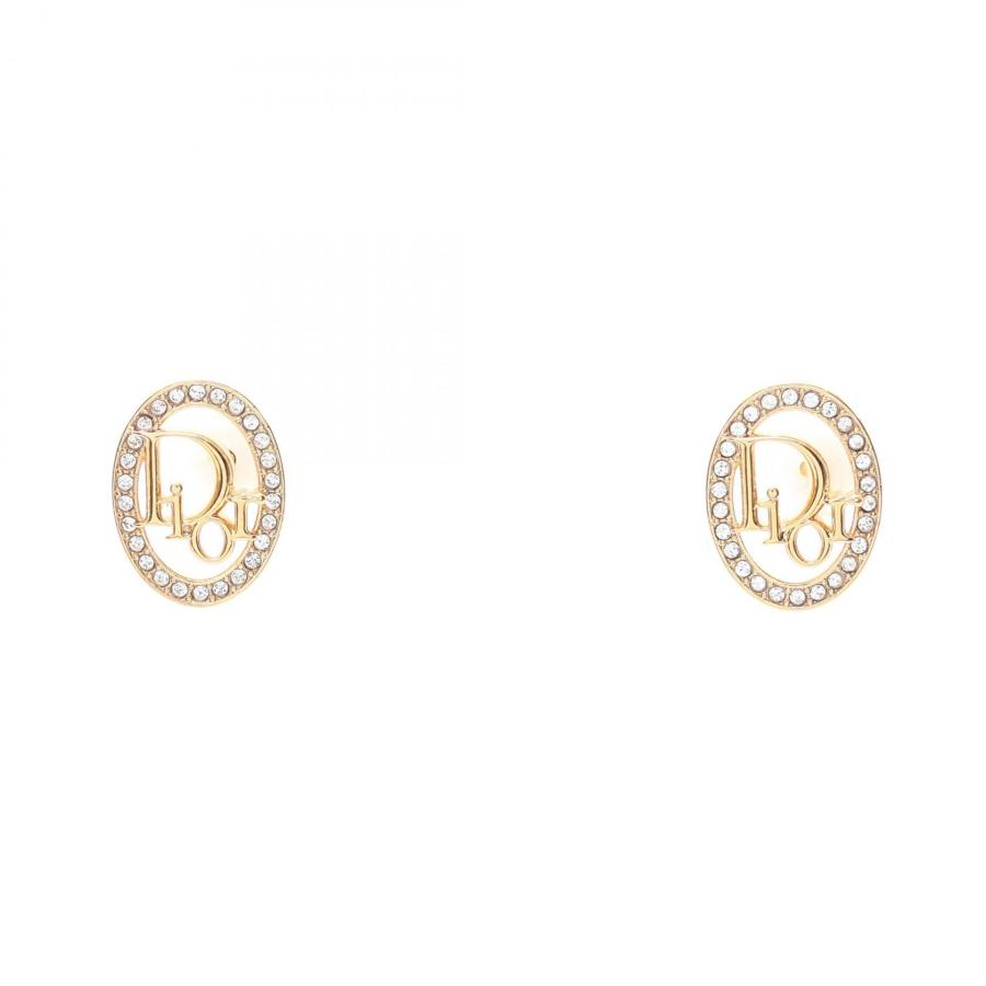 ディオール Dior Oblique ブランドオフ GP（ゴールドメッキ） ピアス