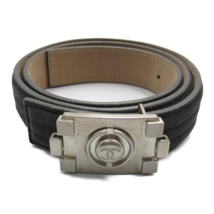 CHANEL シャネル ベルト B12A ブランドオフ スウェード スエード 中古 