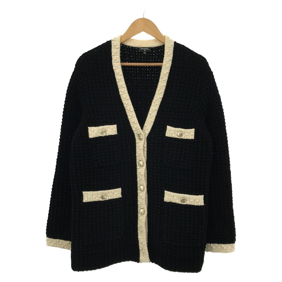 シャネル　ニットカーディガン　正規品 中古・古着通販】CHANEL (シャネル) ニットカーディガン P57064K07433