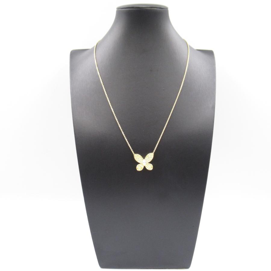 グラフ バタフライ ネックレス ブランドオフ GRAFF K18（イエロー