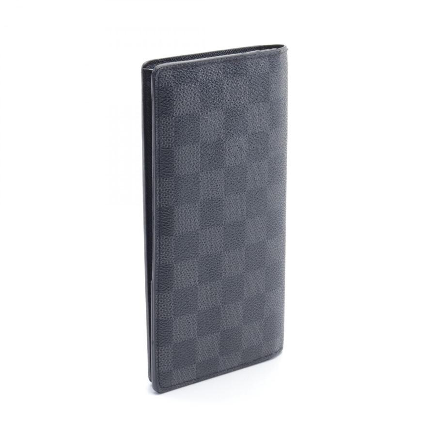 美品　ルイヴィトン　ダミエ　ポルトフォイユ・ブラザ　長財布　二つ折り財布 LOUIS VUITTON（ルイ・ヴィトン） ポルトフォイユ ブラザ ブランドオフ