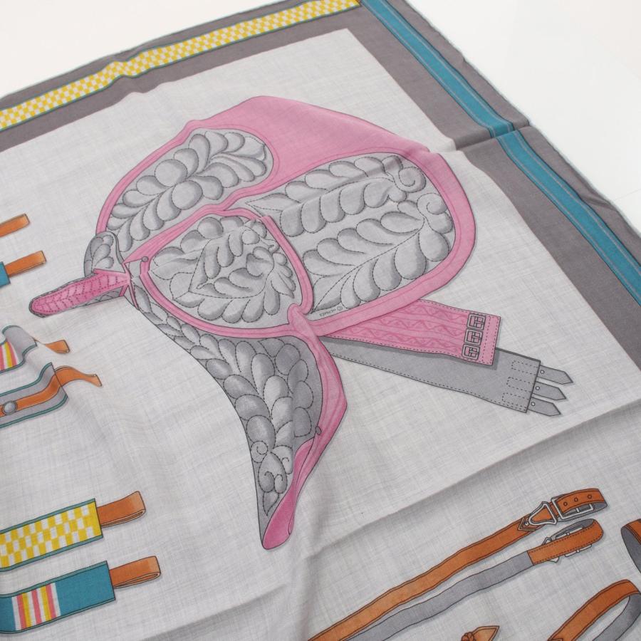 【極美品❣】カレジェアン カレ140　レトル・エケストル 　カシミア　シルク HERMES - 【未使用】カレジェアン カレ140 レトル・エケストル