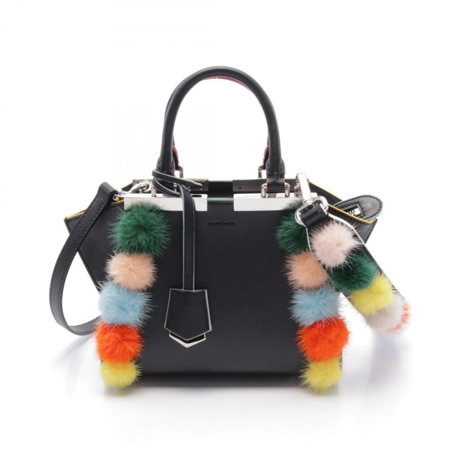 フェンディFENDI トロワジュール　マルチカラー　極美品 フェンディ FENDIトロワジュール マルチカラー 希少 超美品 フェンディ