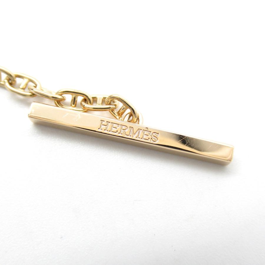 エルメス　コントゥール　シェーヌダンクル　ネックレス ペンダント 《シェーヌ・ダンクル・コントゥール》 GM - ホワイト