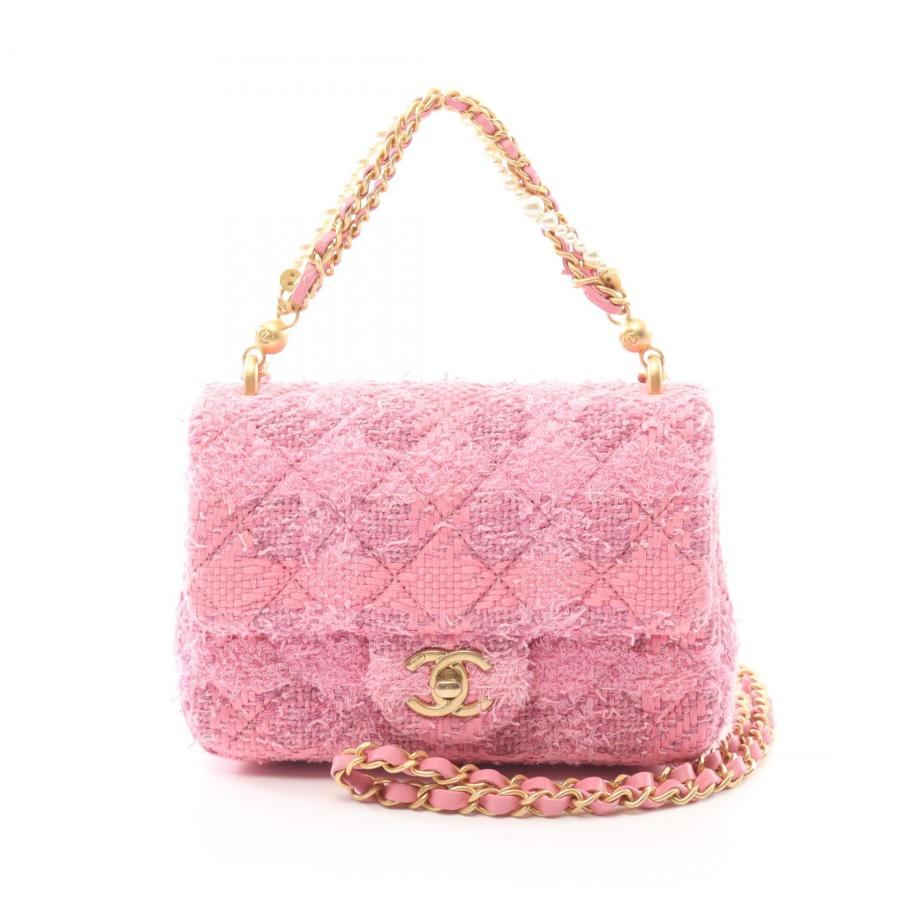 CHANEL シャネル  ツイード  ミニマトラッセ　美品　本物 CHANEL（シャネル） ミニマトラッセ ブランドオフ ファブリック