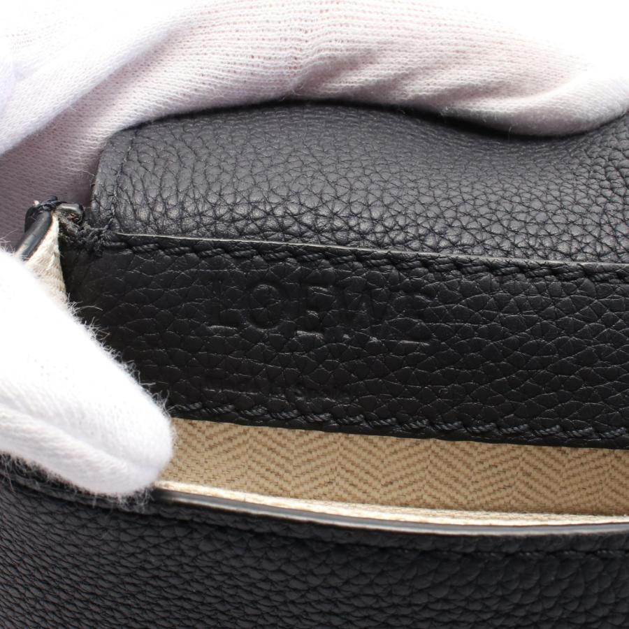 LOEWE（ロエベ） ミリタリーバムバッグ ブランドオフ レザー ウエスト