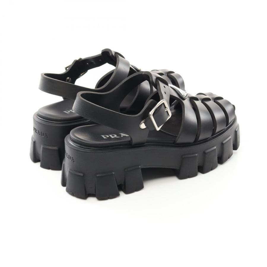 PRADA プラダ モノリス ブランドオフ ラバー サンダル 中古