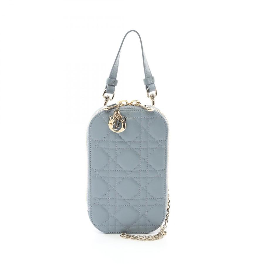 ディオール LADY DIOR レディディオール フォンホルダー カナージュ