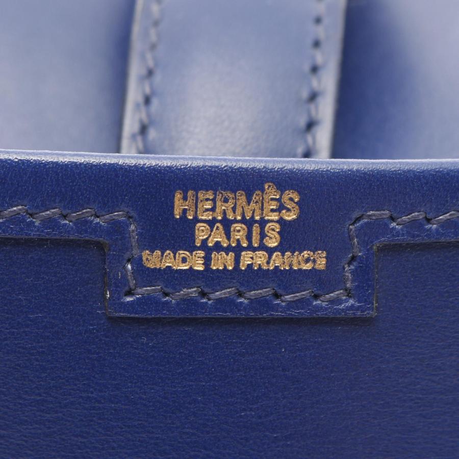 HERMÈS ジジェ　ネイビー レザー クラッチバッグ HERMES 美品 エルメス ジジェ GM クラッチバッグ ドキュメント