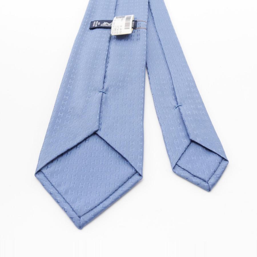 HERMES エルメス H柄 ブランドオフ シルク ネクタイ 中古 メンズ
