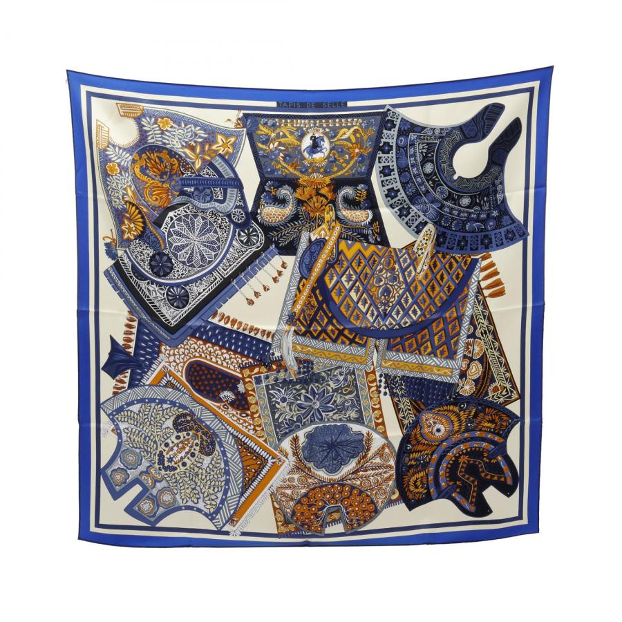 HERMES（エルメス） カレ90 Tapis de selle ブランドオフ シルク