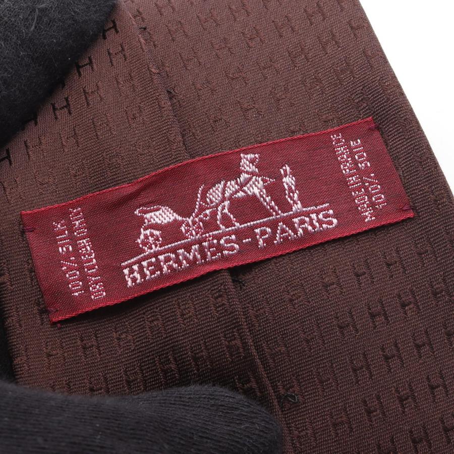 HERMES（エルメス） H柄 ブランドオフ シルク ネクタイ シルク 中古
