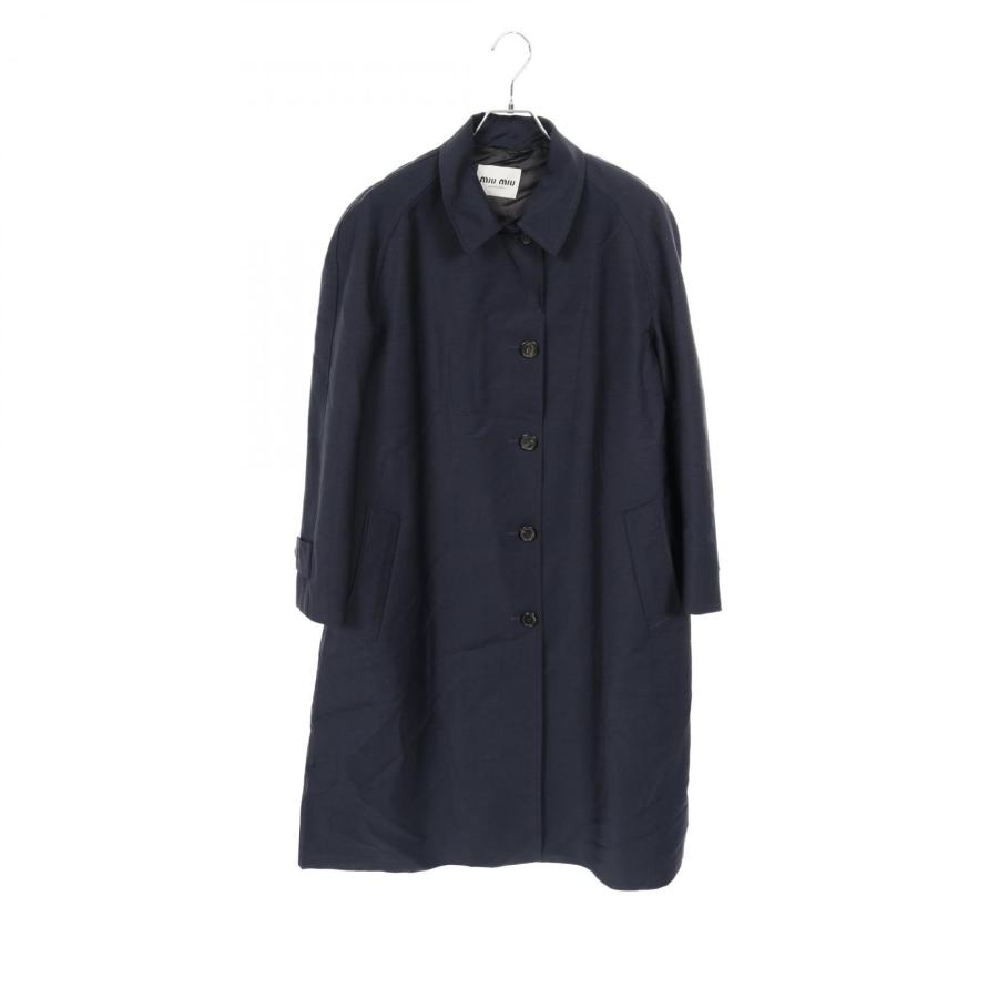 ミュウ シングルブレスト キッドモヘヤ ブランドオフ Miu ウール  