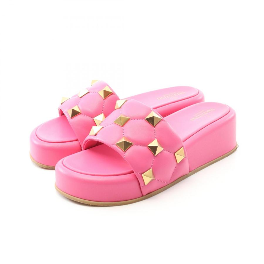 ヴァレンティノ VALENTINO サンダル 靴 シューズ レザー ピンク
