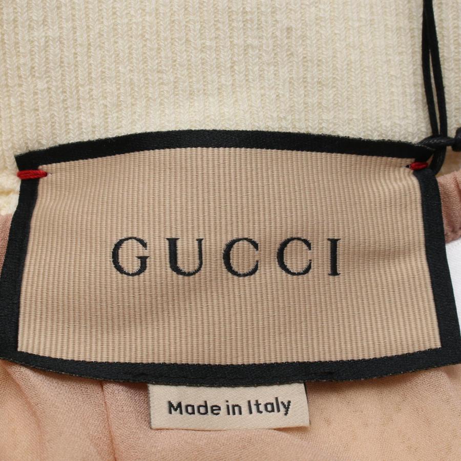 グッチ ウェブストライプ Gロンバス ニット ブランドオフ GUCCI コットン スカート 中古 レディース_2