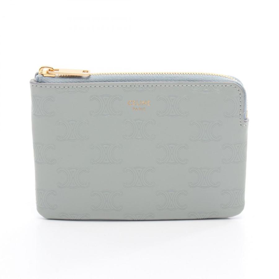 CELINE☆セリーヌ　トリオンフ　レザーパース　used CELINE（セリーヌ） コインパース トリオンフ ブランドオフ レザー