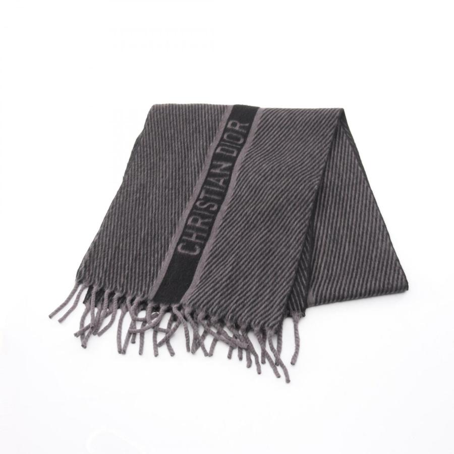 【未使用】ディオール ChristhianDior マフラー カシミア入り 未使用】ディオール ChristhianDior マフラー カシミア入り
