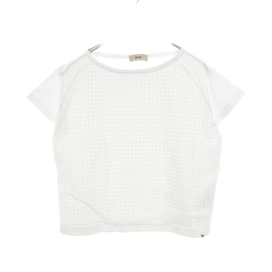 Herno ヘルノ カットソー SUPERFINE COTTON JERSEY SPRING LACE HERNO（ヘルノ） SUPERFINE COTTON JERSEY SPRING LACE ブランドオフ