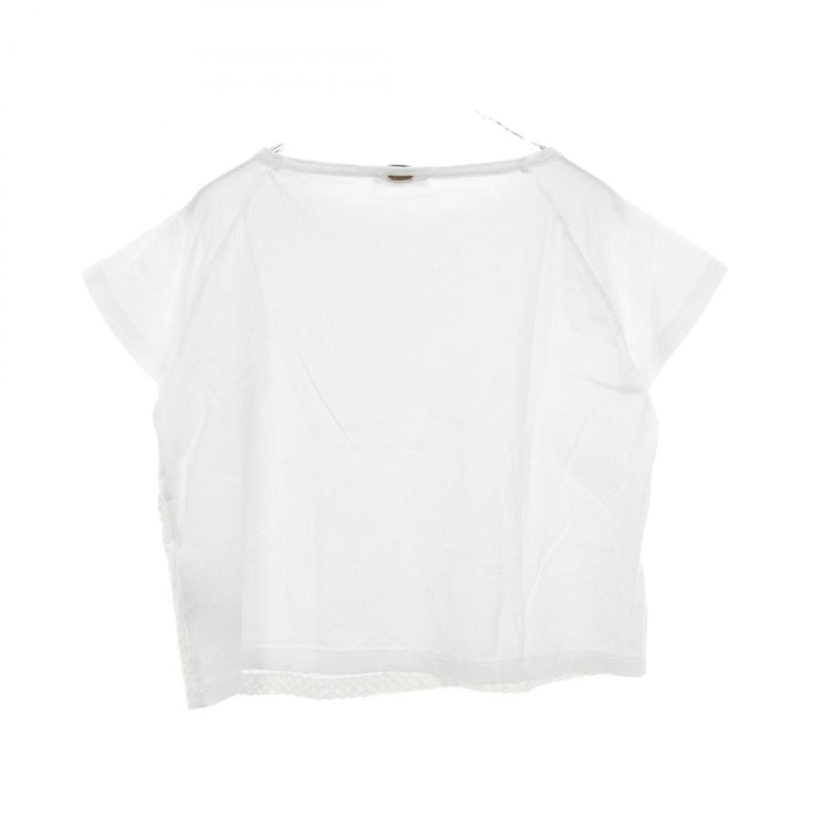 ヘルノ Herno SUPERFINE COTTON JERSEY SPRING LACE カットソー 衣料品 トップス コットン レディース ホワイト系 JG000205D 【中古】 HERNO（ヘルノ） SUPERFINE COTTON JERSEY SPRING LACE ブランドオフ