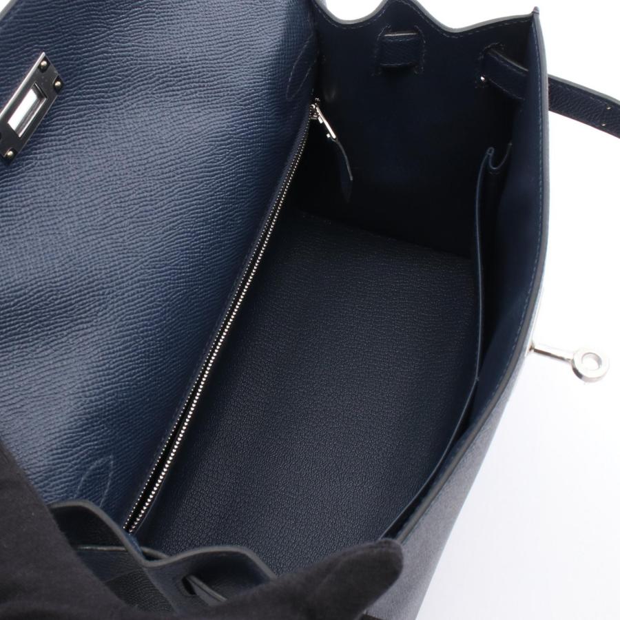 エルメス HERMES ケリー28 ハンドバッグ バッグ レザー ヴォーエプソン ヴォーエプソン レディース ネイビー系 ブルーネイビー 【中古】 HERMES（エルメス） ケリー28 ブランドオフ レザー ハンドバッグ