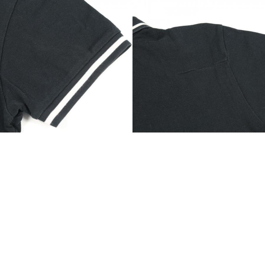 Dior 黒 コットン ポロシャツ　Ｍ CD Icon Polo Shirt Black Cotton Piqué | DIOR