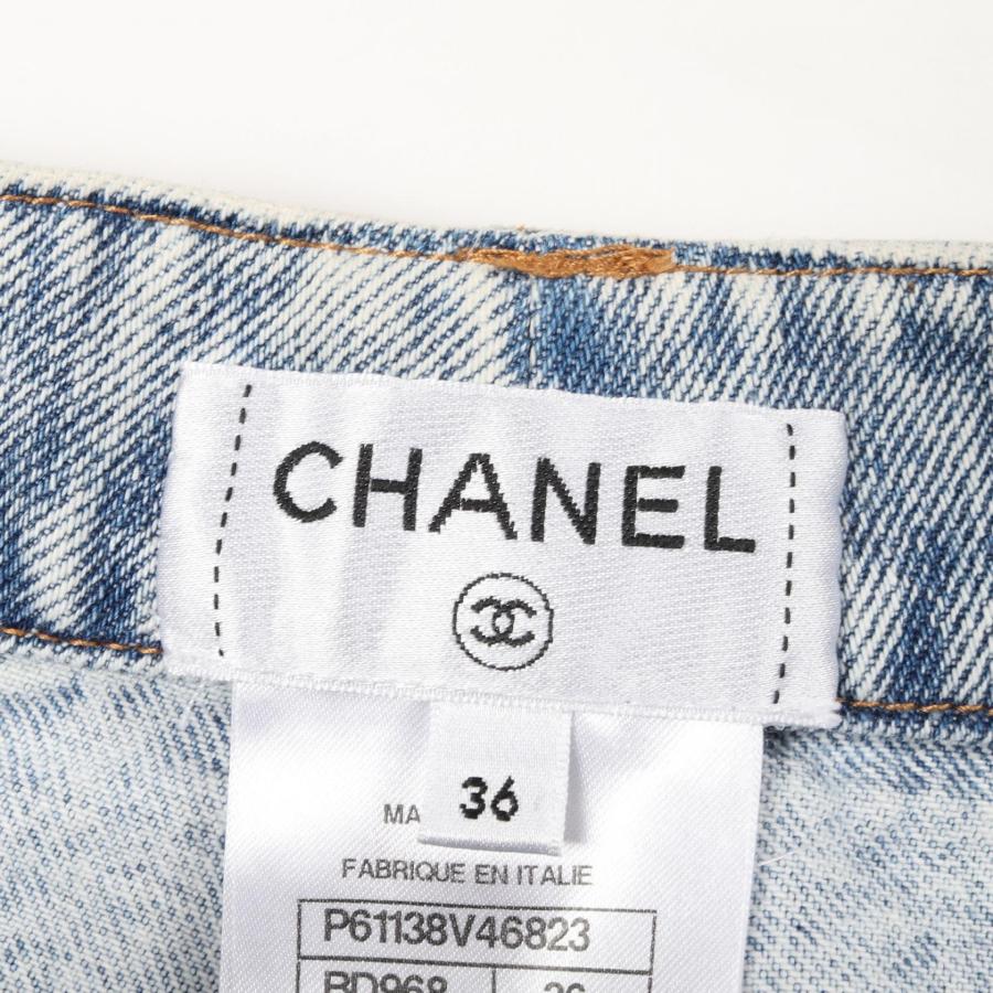 CHANEL（シャネル） ココマークボタン ブランドオフ コットン デニム