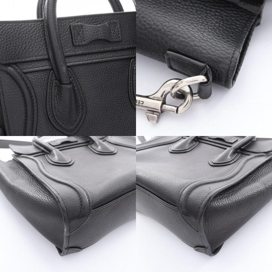 [超極美品] セリーヌ　ラゲージ　ナノショッパー　ハンドバッグ　カーフ CELINE（セリーヌ） ハンドバッグ ショルダーバッグ、2WAY ラゲージ