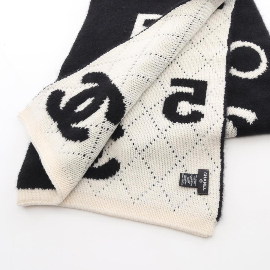 CHANEL（シャネル） ココマーク ロゴ ブランドオフ ウール マフラー