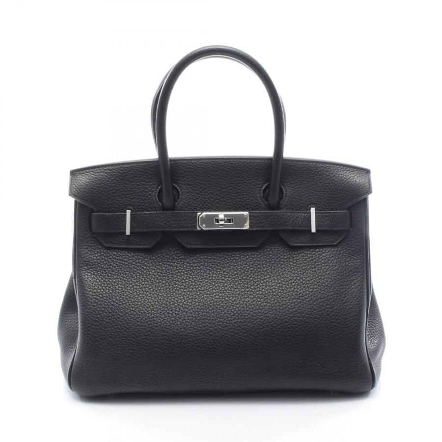H 黒 レザー トゴ バッグ バーキンデザイン HERMES（エルメス） バーキン30 ブランドオフ レザー ハンドバッグ